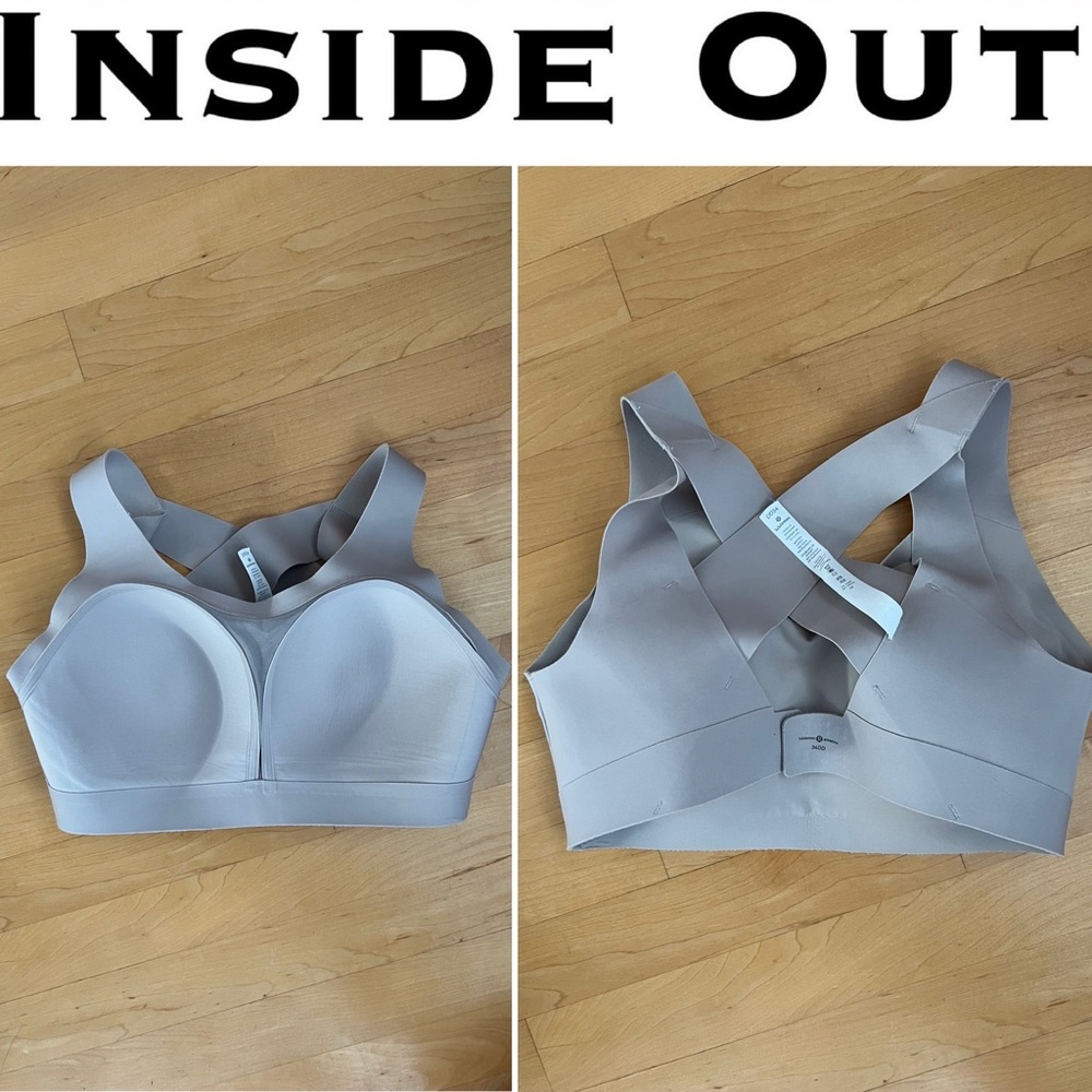 🫶34DD Like New Barely Beige Enlite Bra by Lululemon in Taupe/Cream/Greyish 34E - Picture 15 of 17